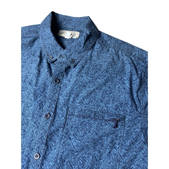 Duluth Trading Co Other - Duluth Mens Size XL Mens Canyoneer Long Sleeve Button Down Shirt Blue Zip Pocket